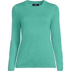 Land's End 100% Cashmere Sweater, Light Blue, Medium